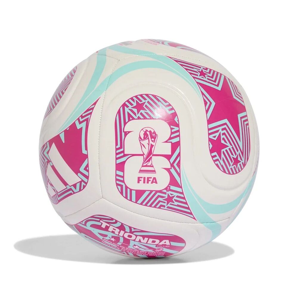 Adidas FIFA World Cup 2026 Trionda Club Match Soccer Ball Size 5 White Pink